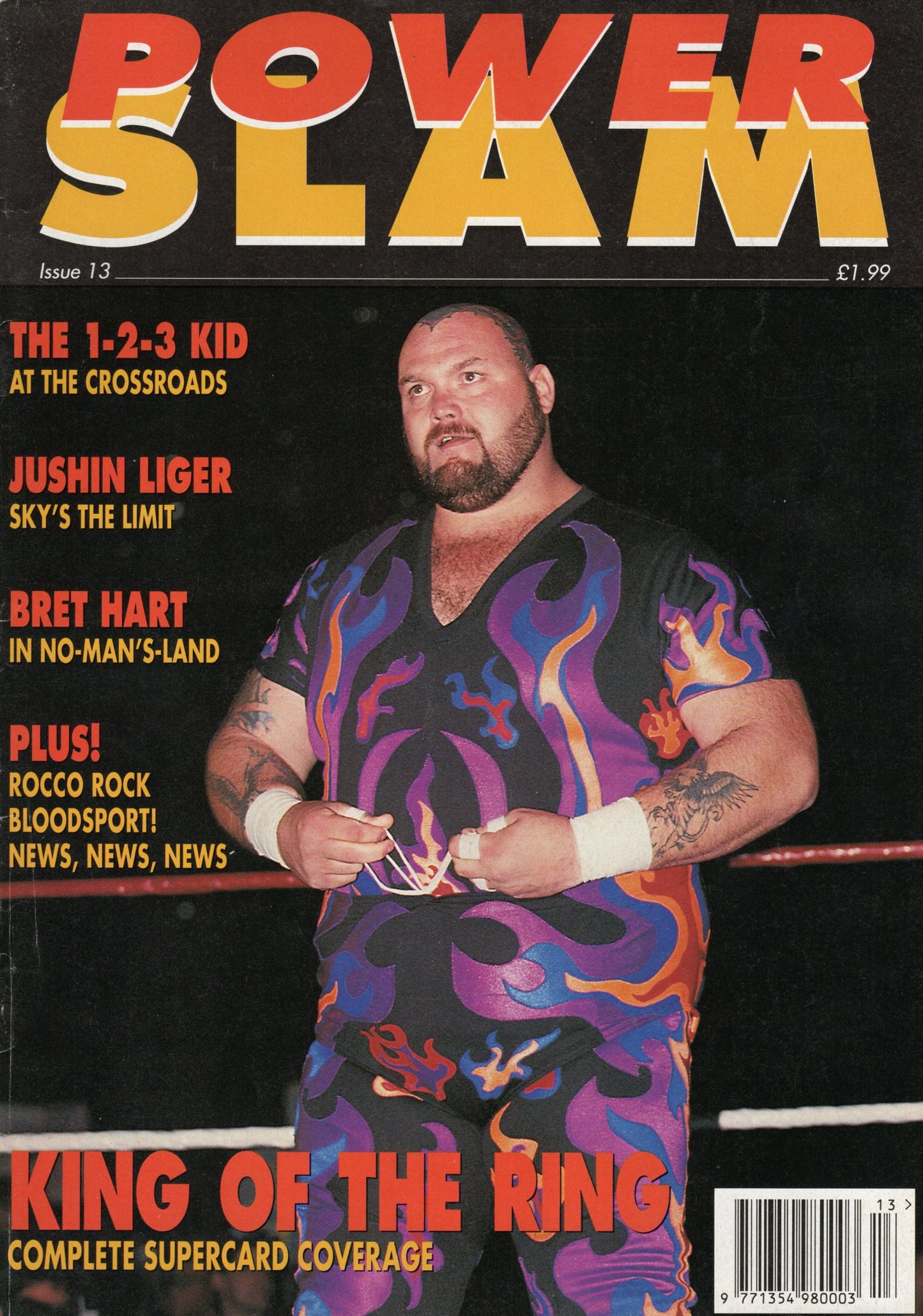 Power Slam Magazine August 1995 Issue 13