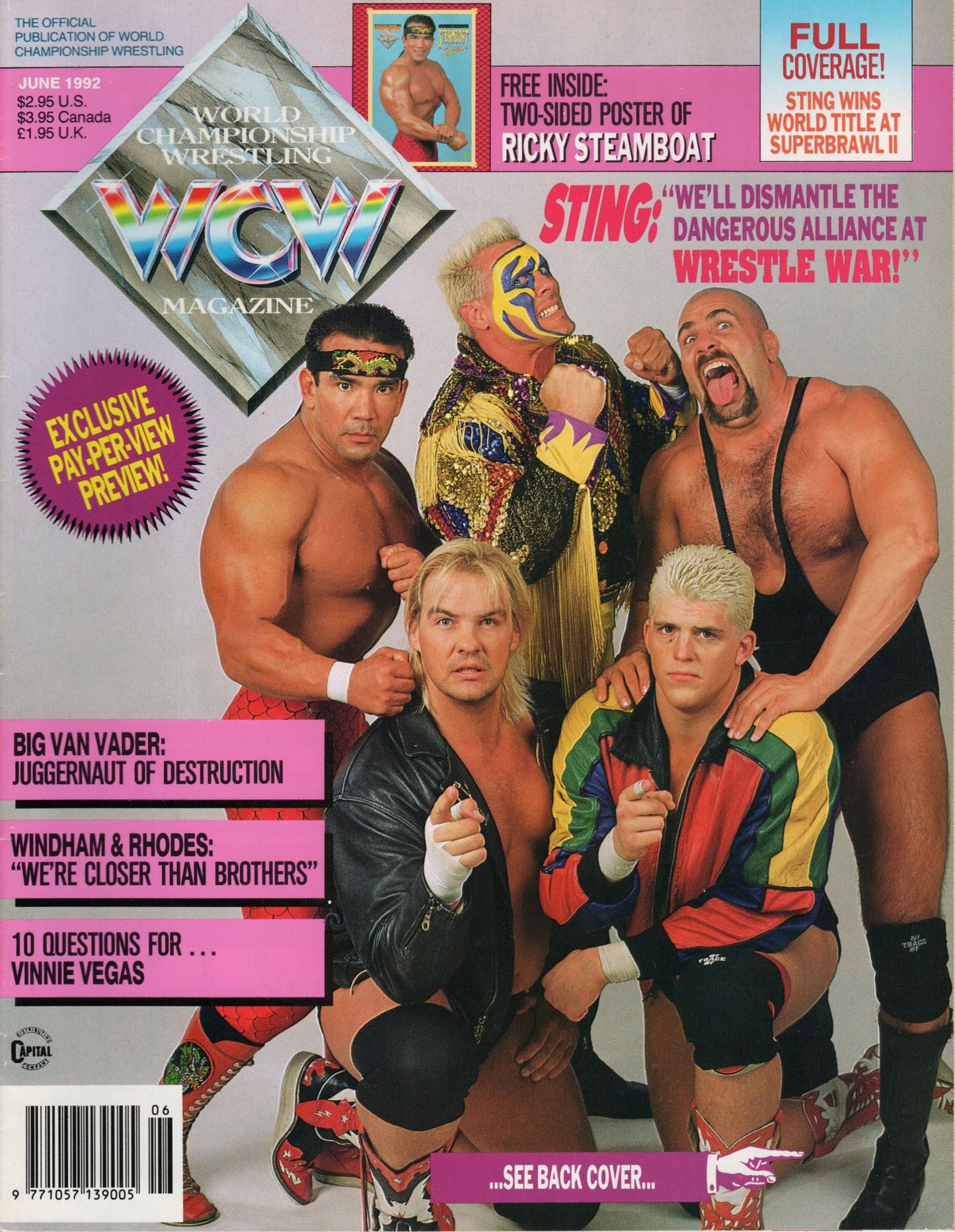 WCW Magazine June 1992