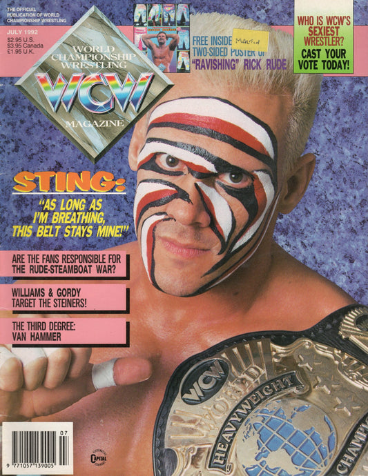 WCW Magazine July 1992