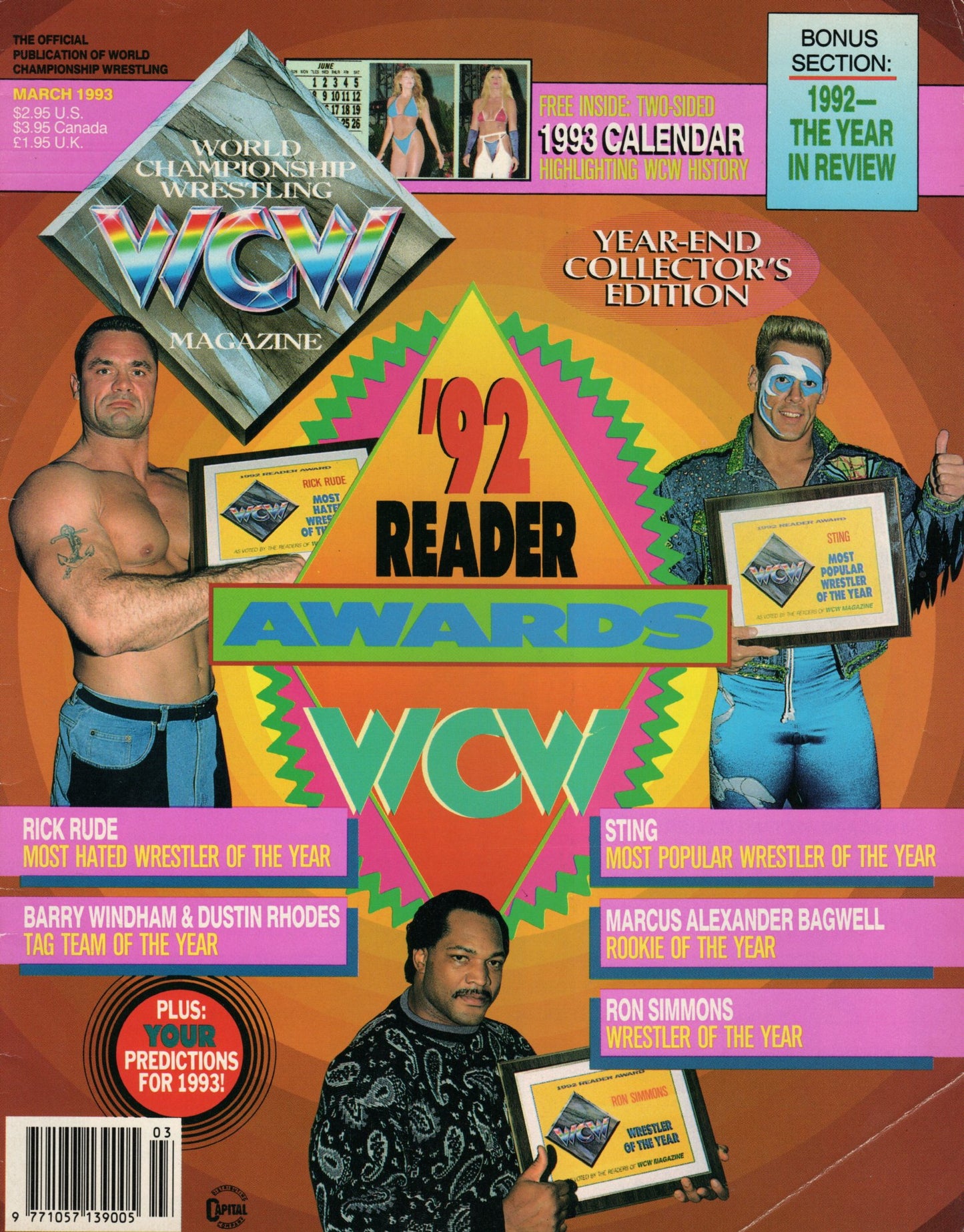WCW Magazine March 1993