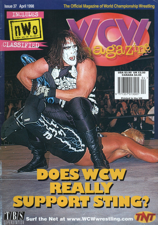 WCW Magazine April 1998 Issue 37
