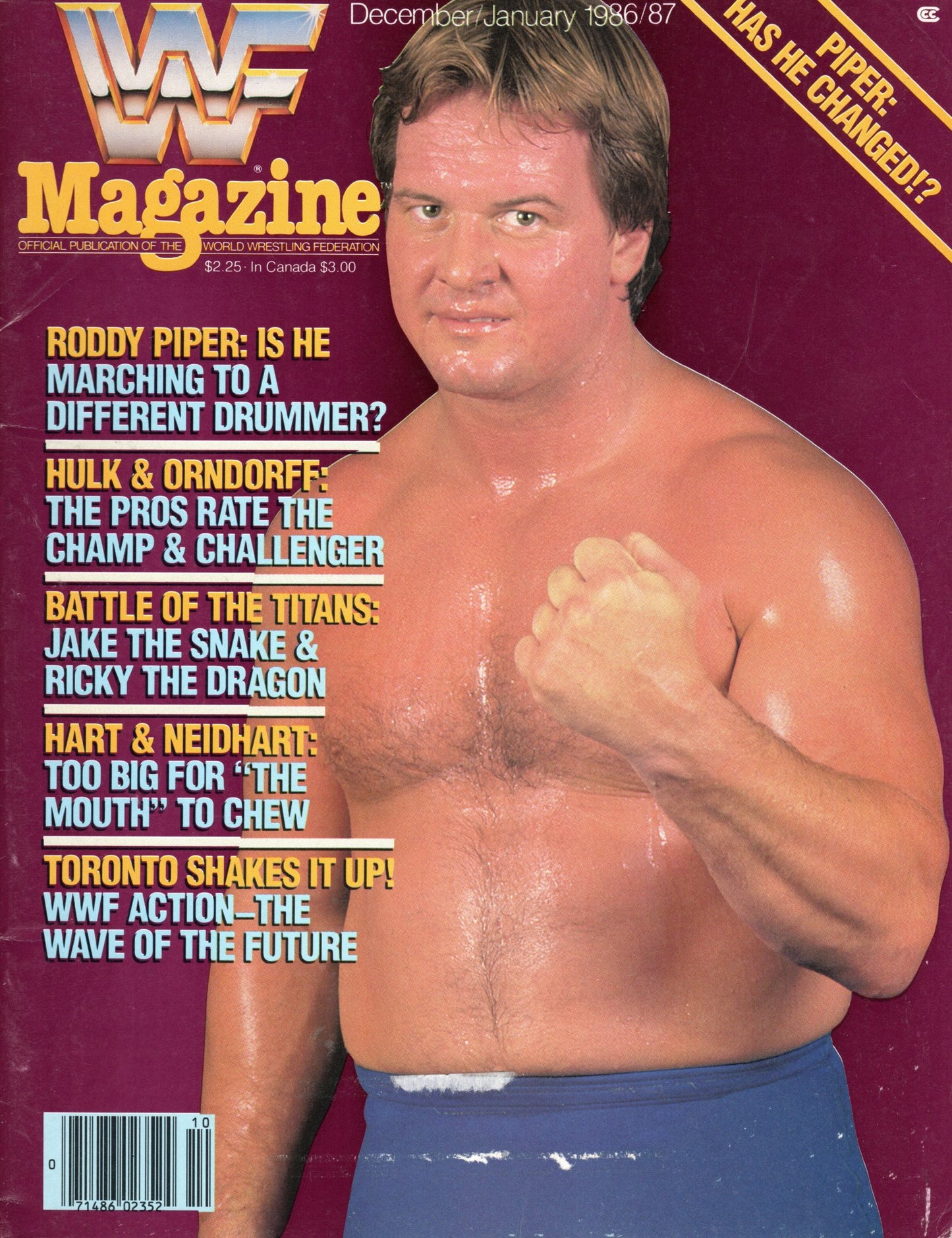 WWF Magazine December/January 1986/87