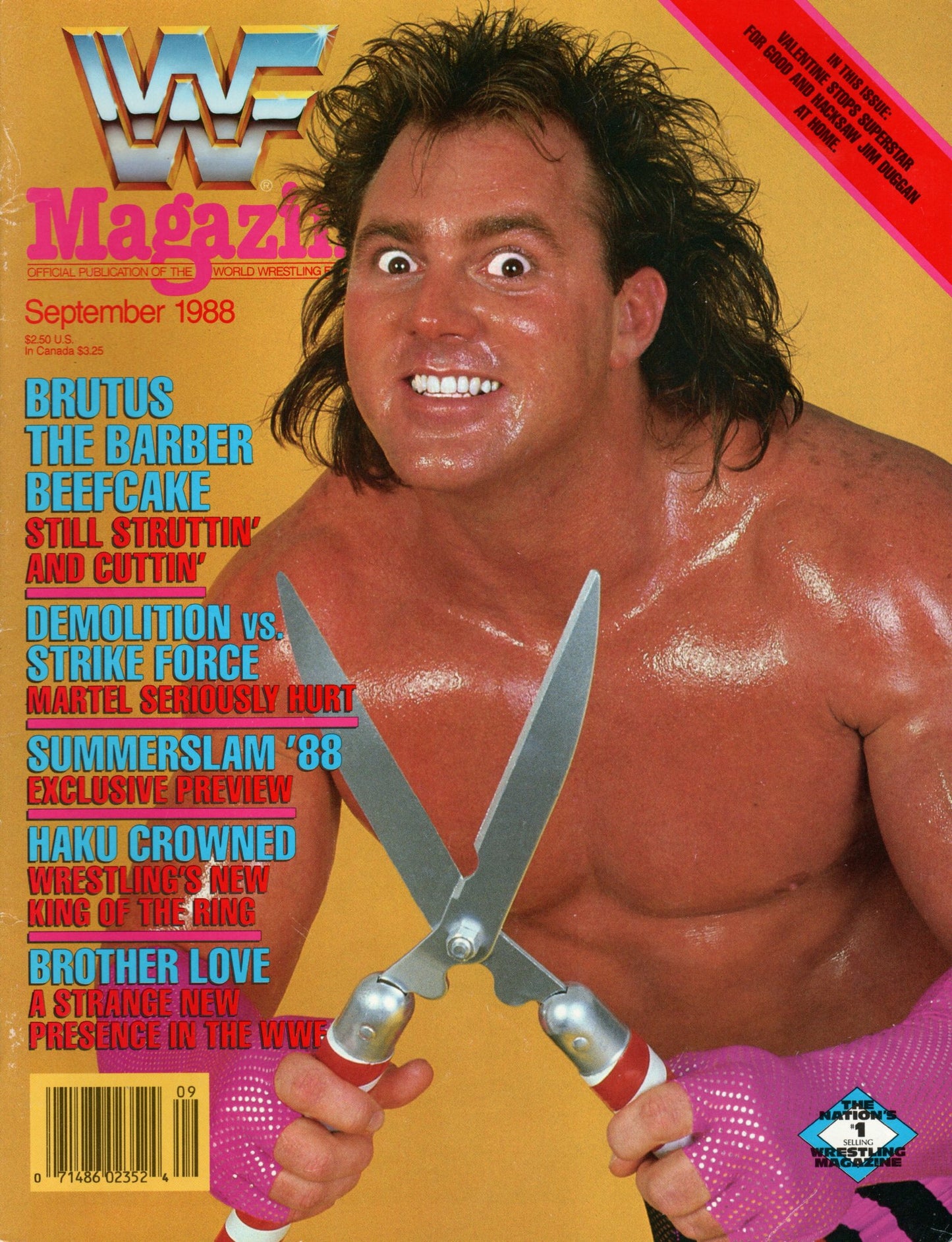 WWF Magazine September 1988