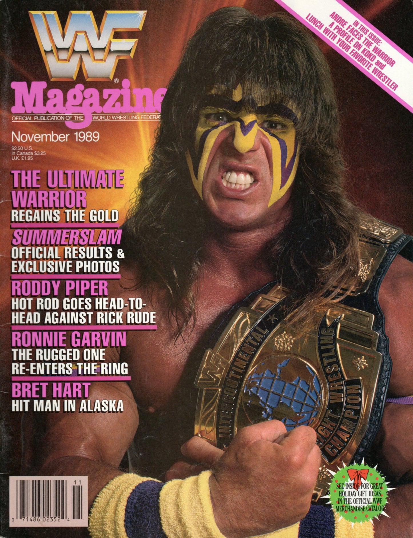 WWF Magazine November 1989
