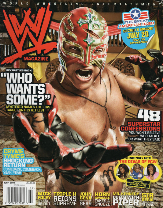 WWE Magazine July 2008