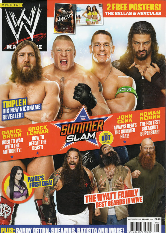 WWE Magazine August 2014