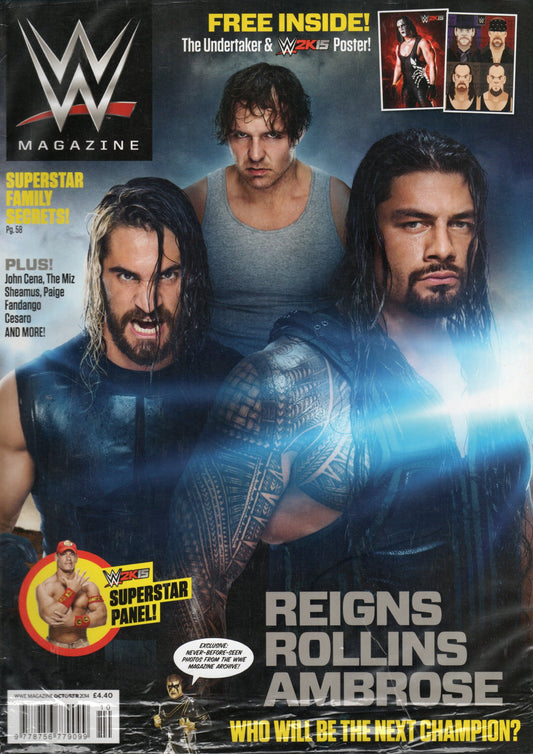 WWE Magazine October 2014 Last Ever Issue!