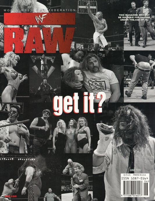 WWF Raw Magazine June 1999