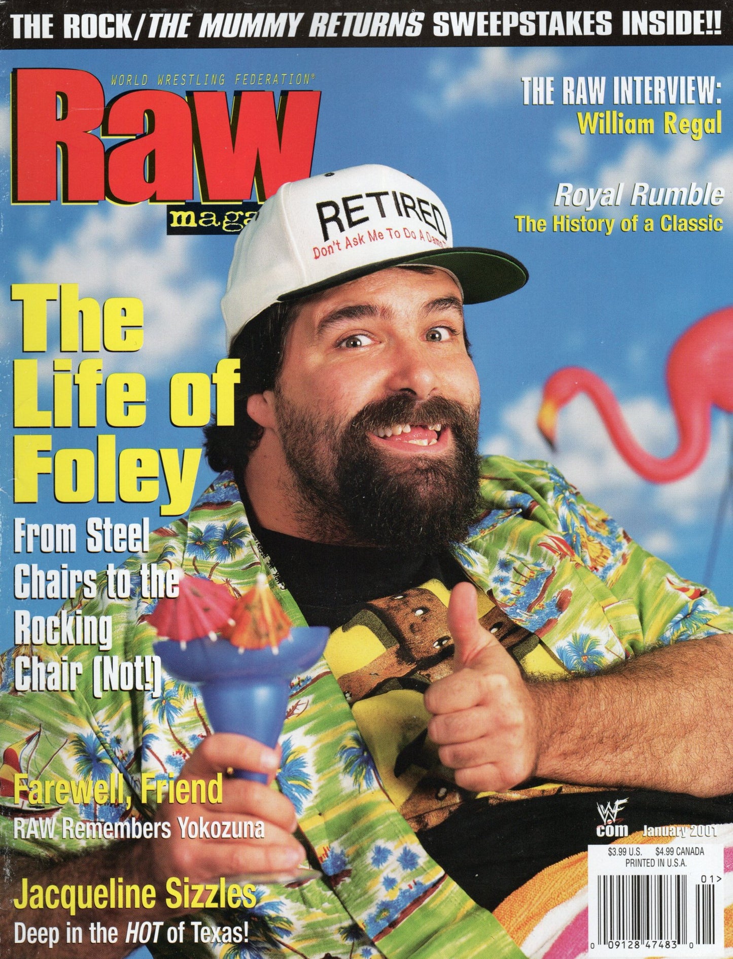 WWF Raw Magazine January 2001