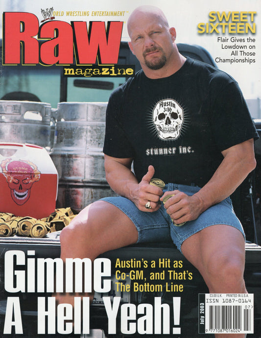 WWE Raw Magazine July 2003
