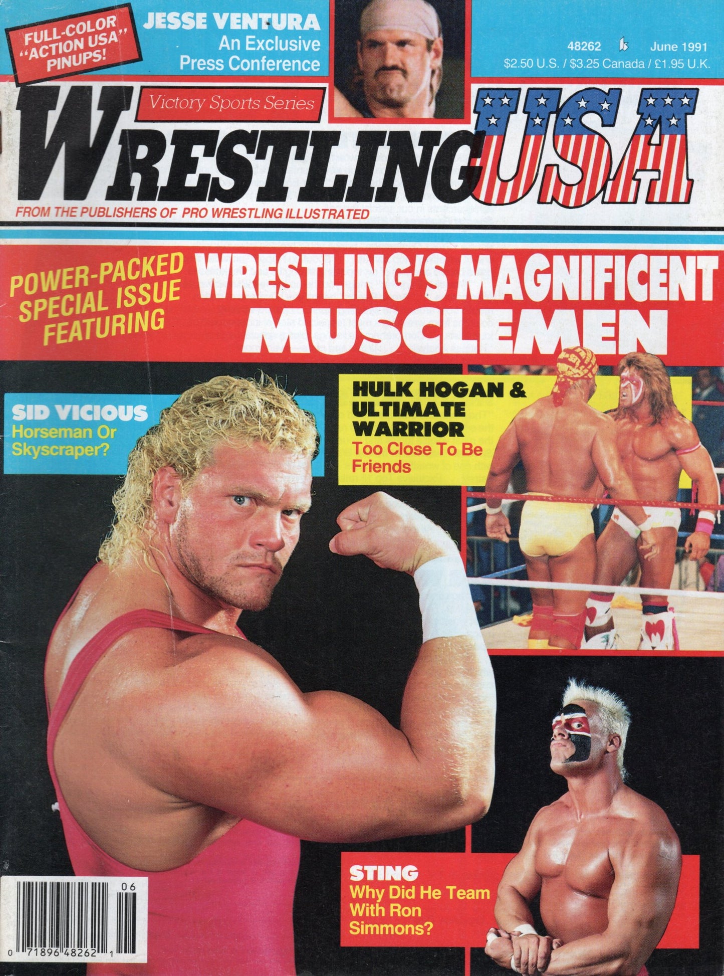 Wrestling USA Magazine June 1991