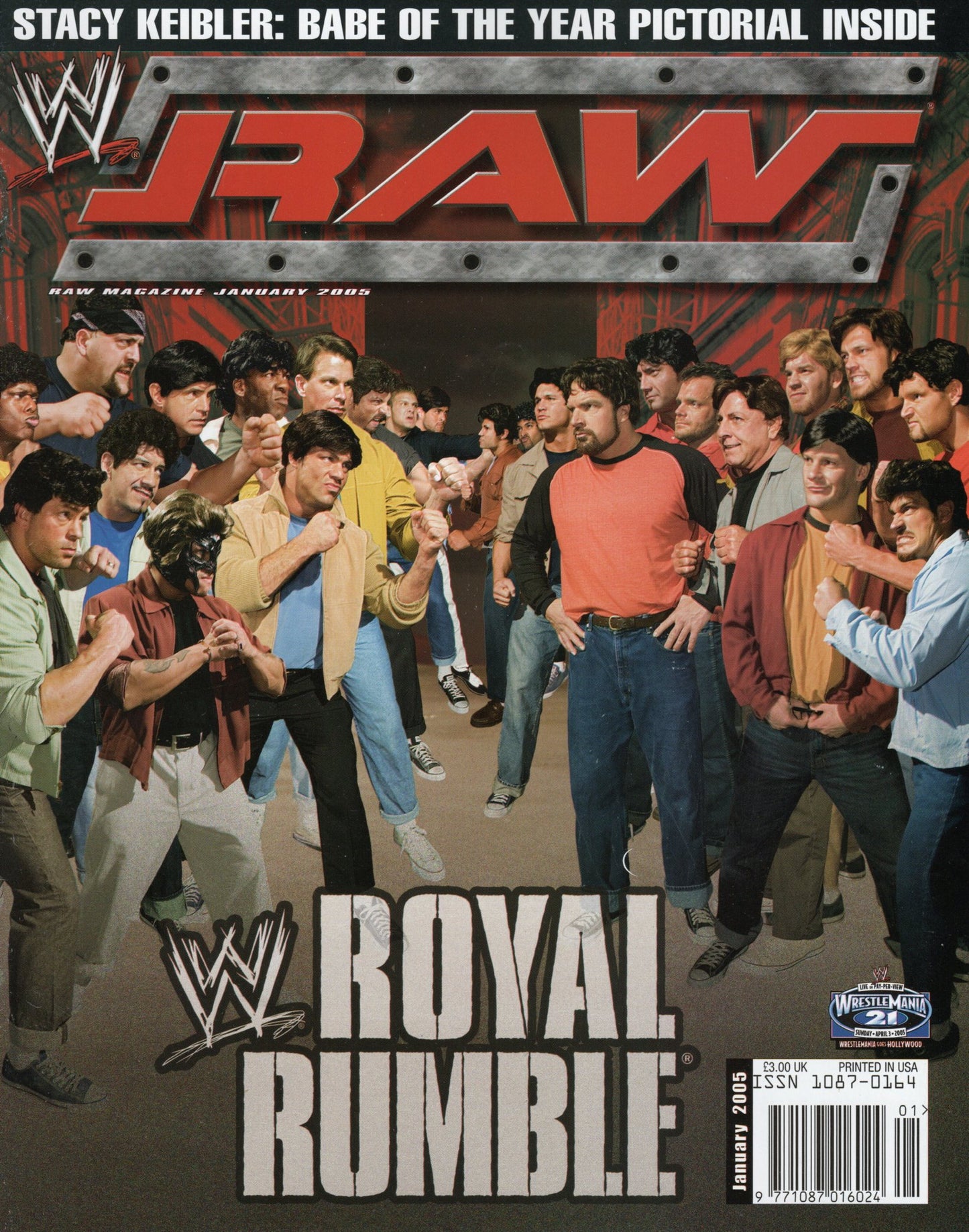 WWE Raw Magazine January 2005