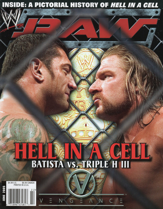 WWE Raw Magazine June 2005