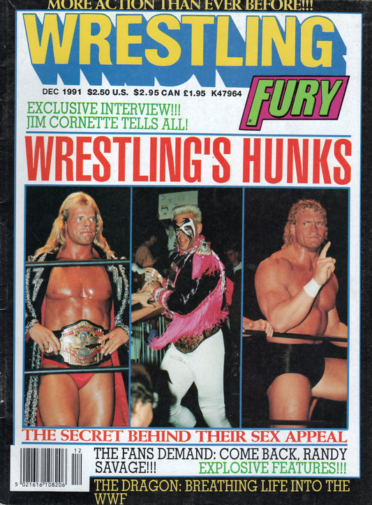 Wrestling Fury Magazine December 1991