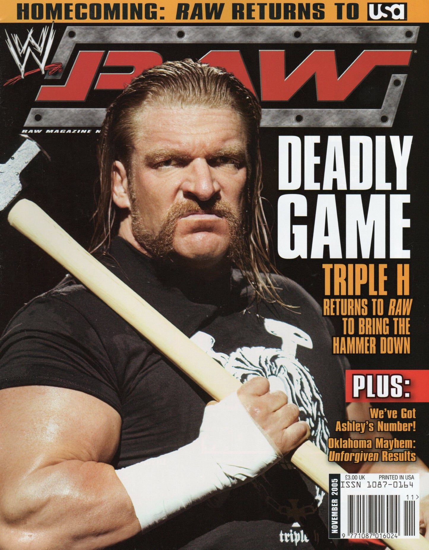 WWE Raw Magazine November 2005