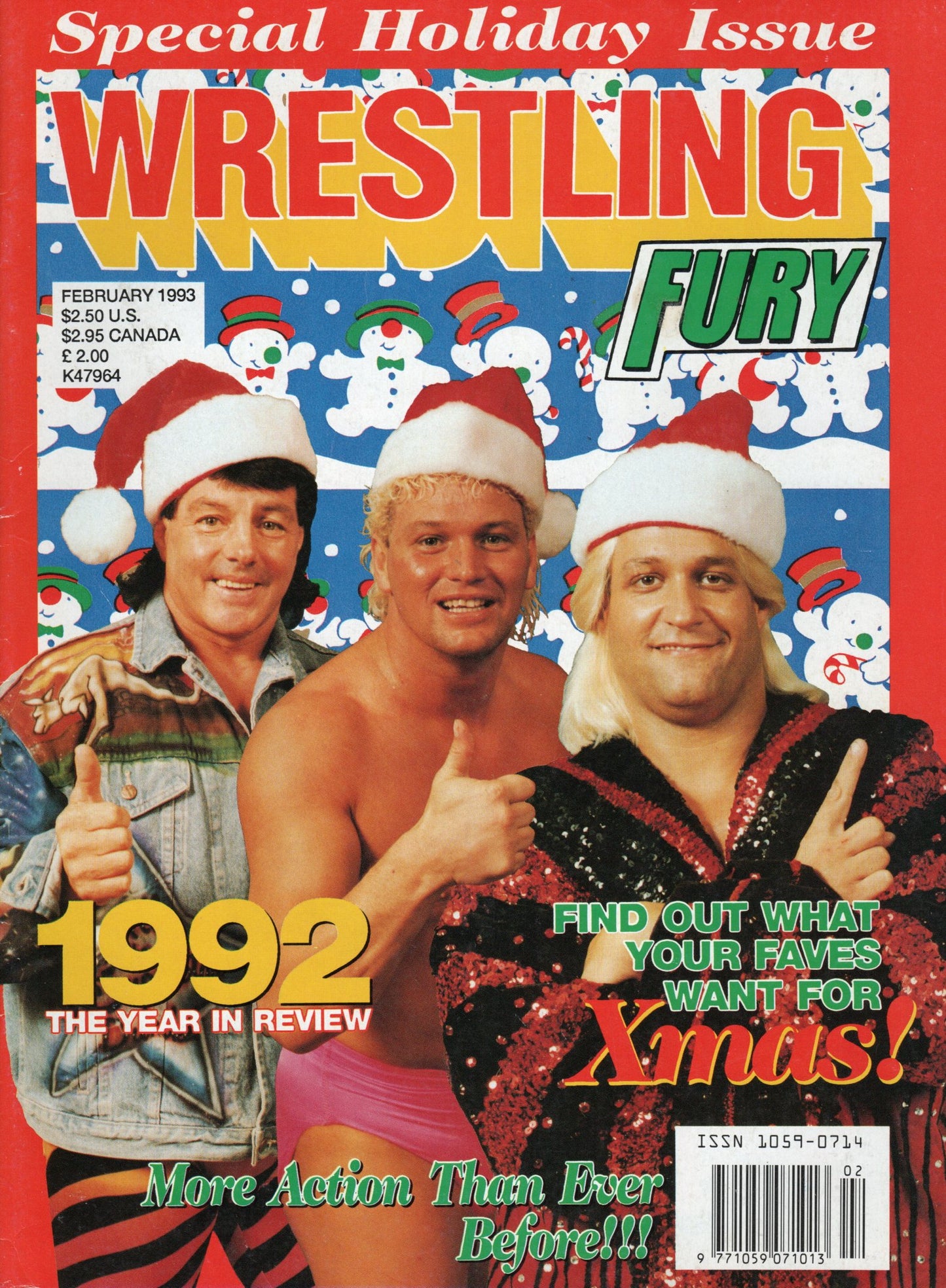 Wrestling Fury Magazine February 1993