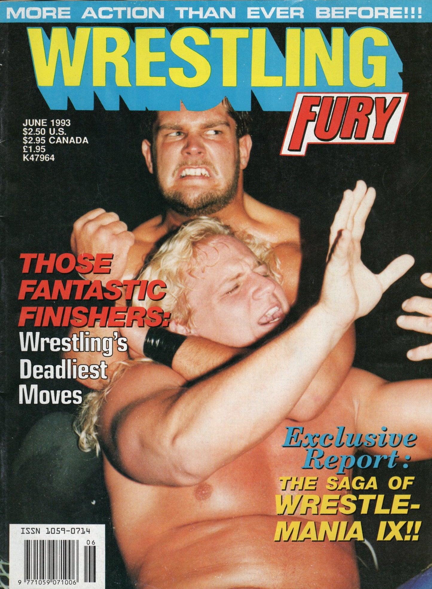 Wrestling Fury Magazine June 1993