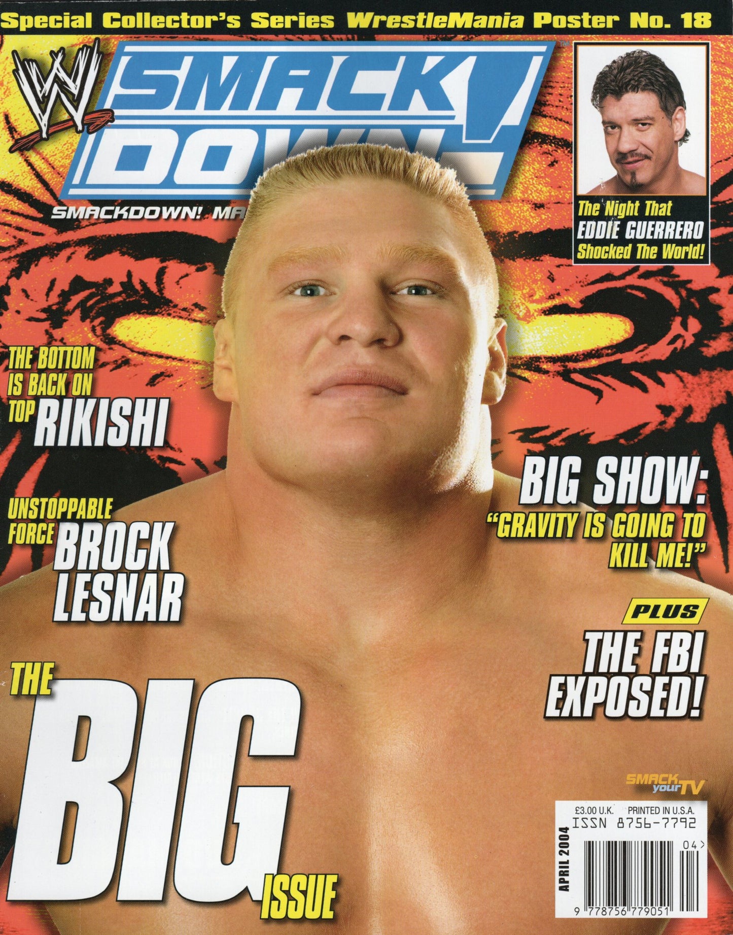 WWE Smackdown Magazine April 2004