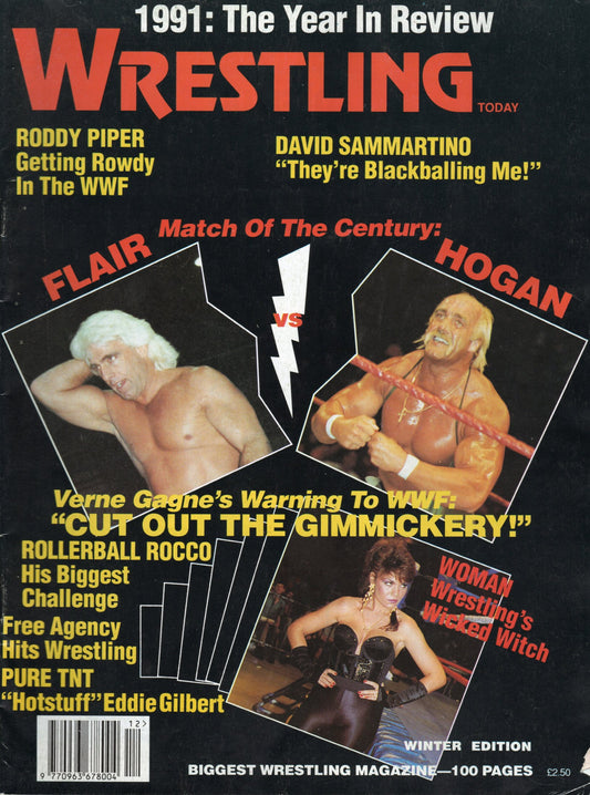 Wrestling Today Magazine Winter Edition 1991