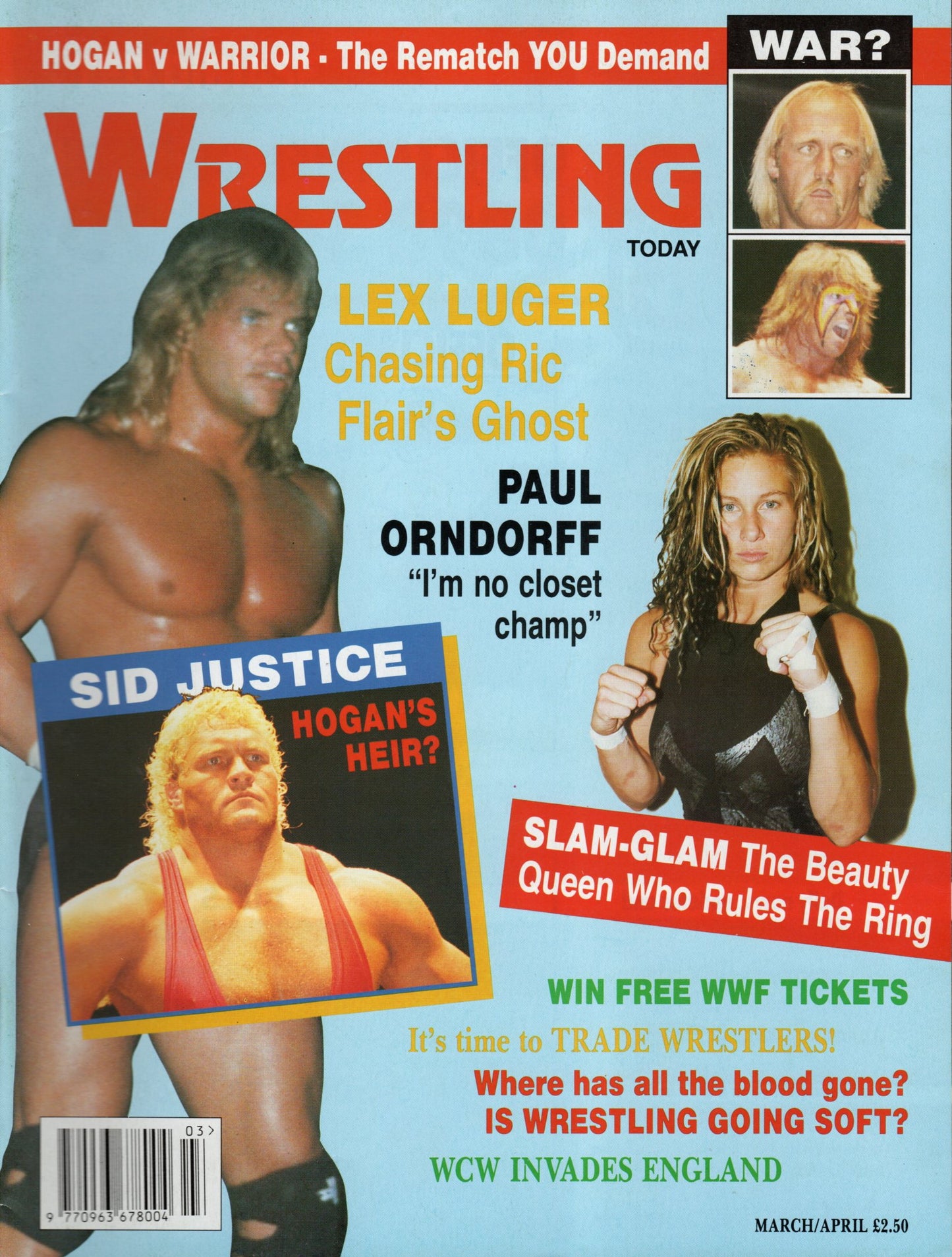Wrestling Today Magazine March/April 1991