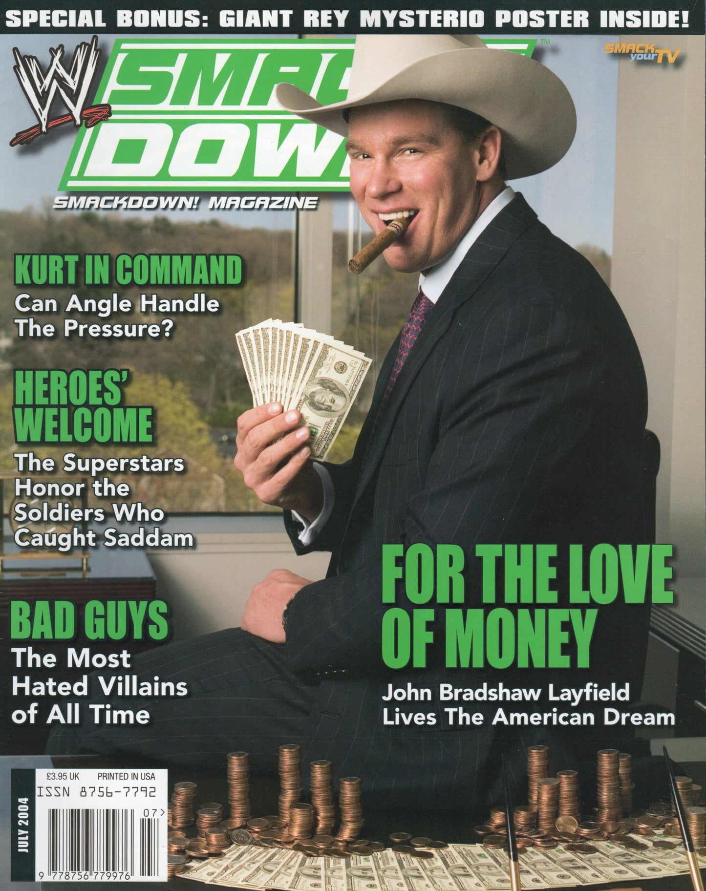 WWE Smackdown Magazine July 2004