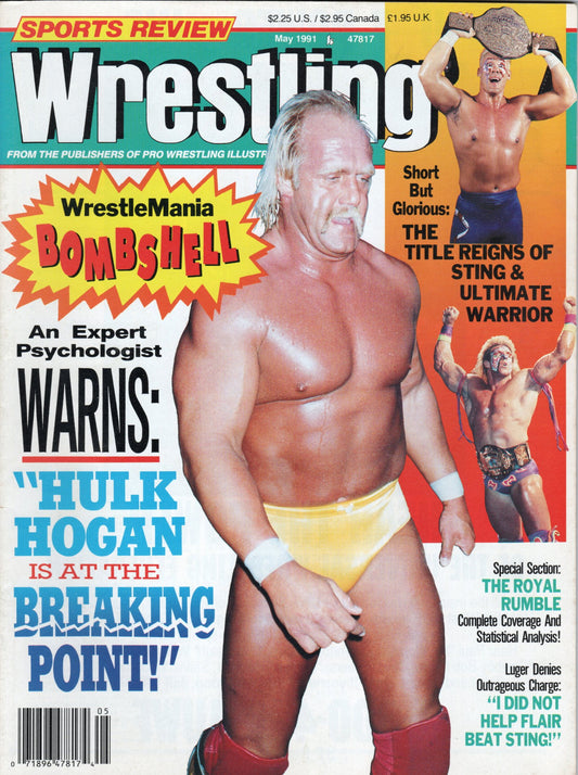 Sports Review Wrestling Magazine May 1991