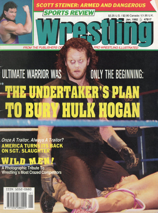 Sports Review Wrestling Magazine January 1992