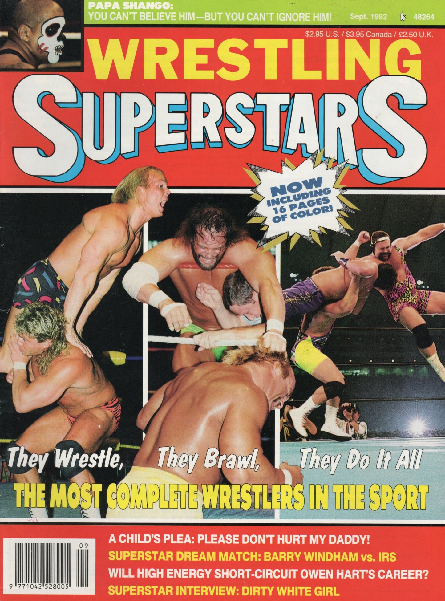 Wrestling Superstars Magazine September 1992