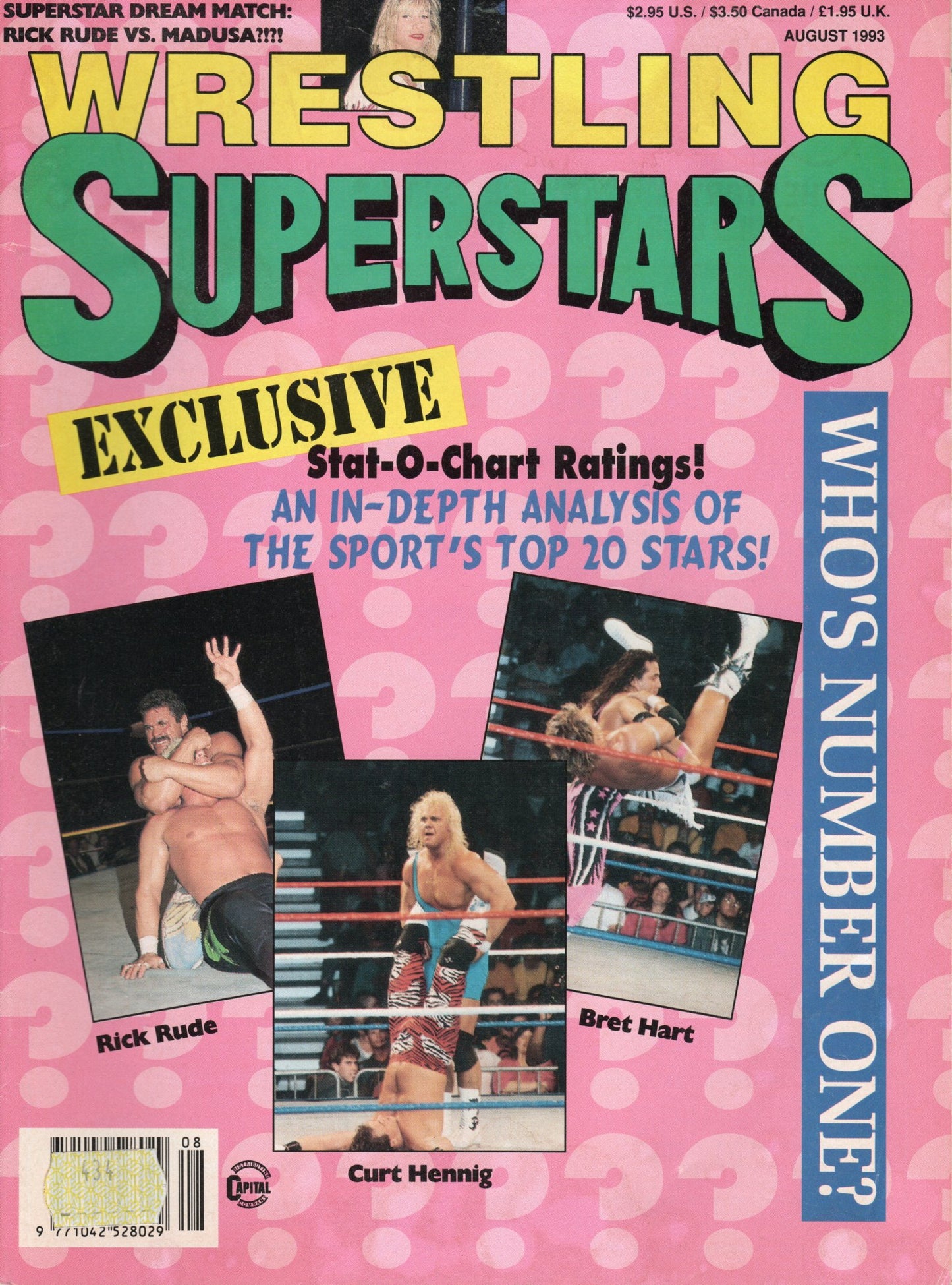 Wrestling Superstars Magazine August 1993