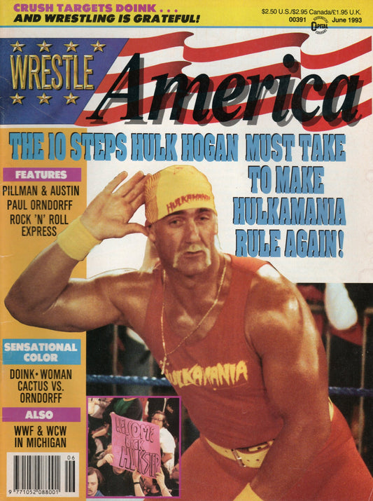 Wrestle America Magazine June 1993