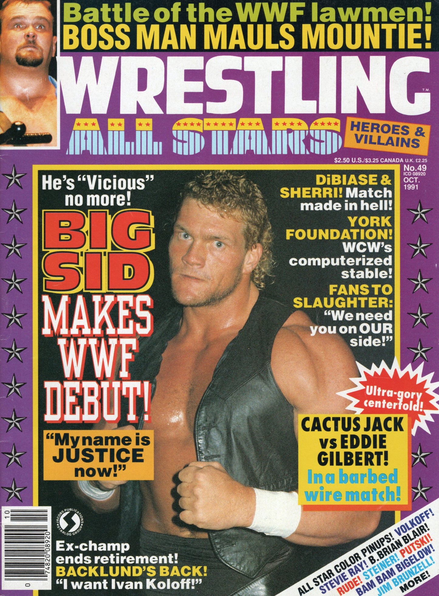 Wrestling All Stars Magazine October 1991