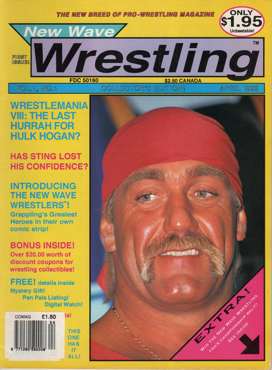New Wave Wrestling Magazine April 1992