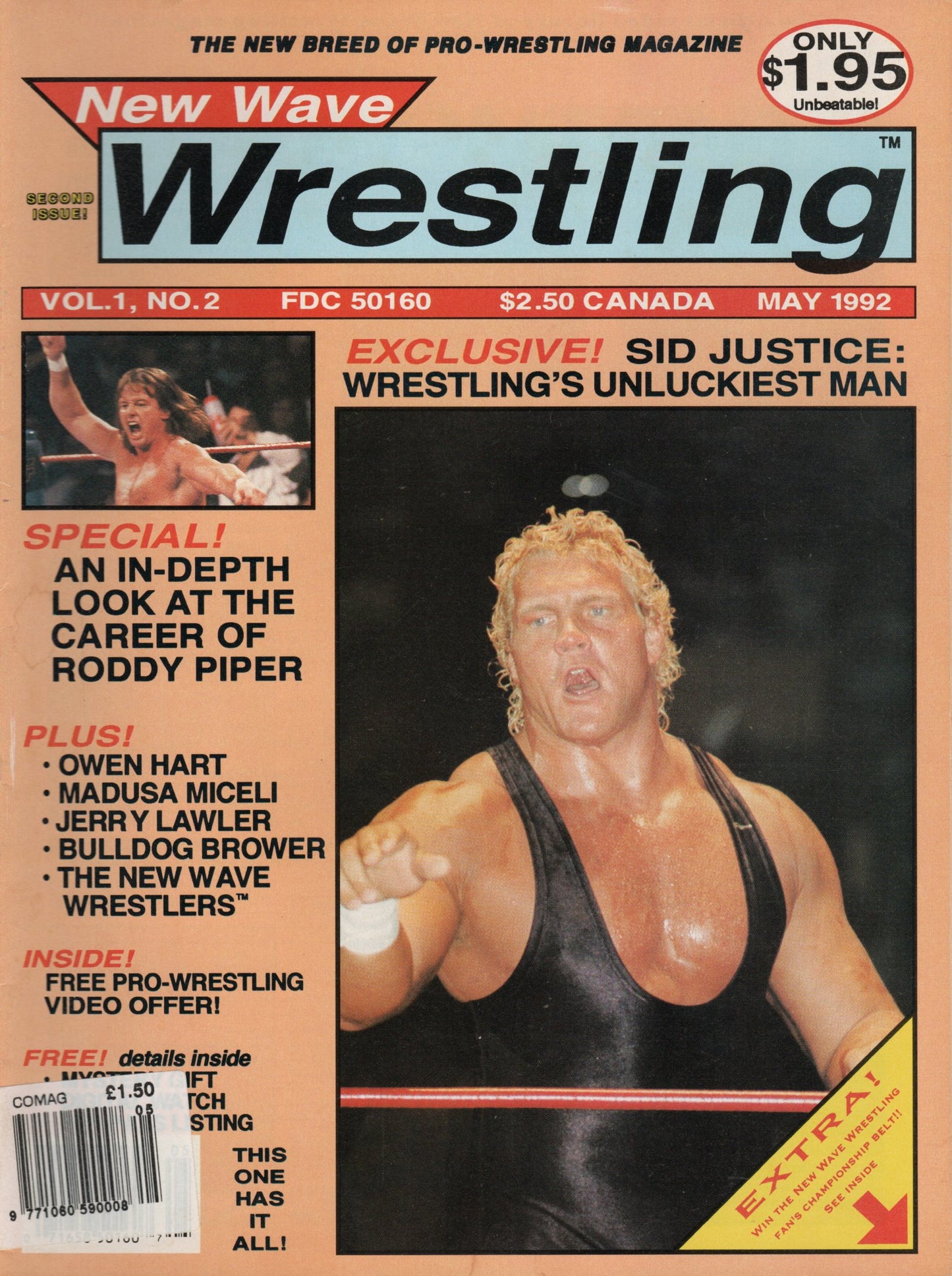 New Wave Wrestling Magazine May 1992