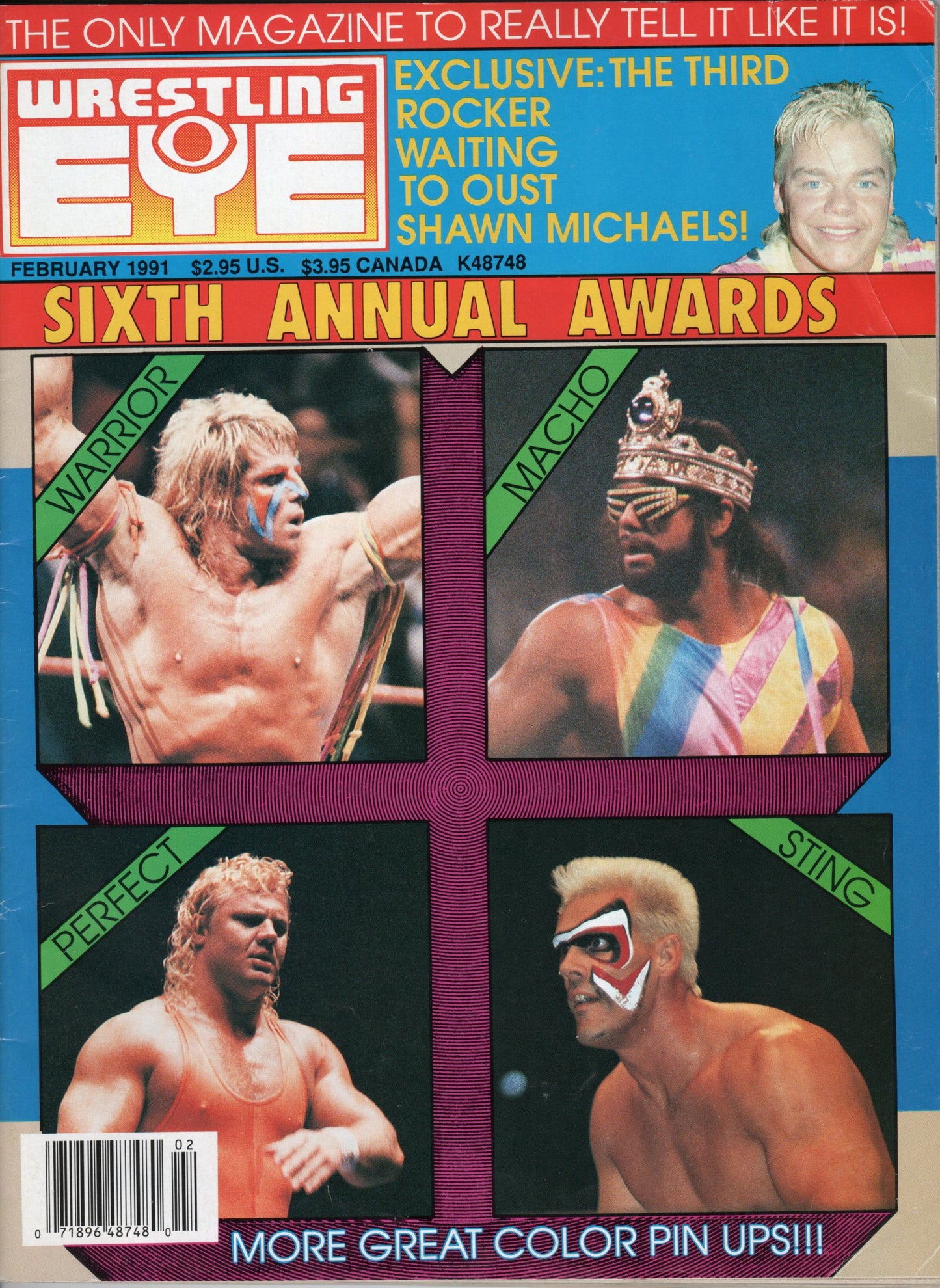 Wrestling Eye Magazine February 1991