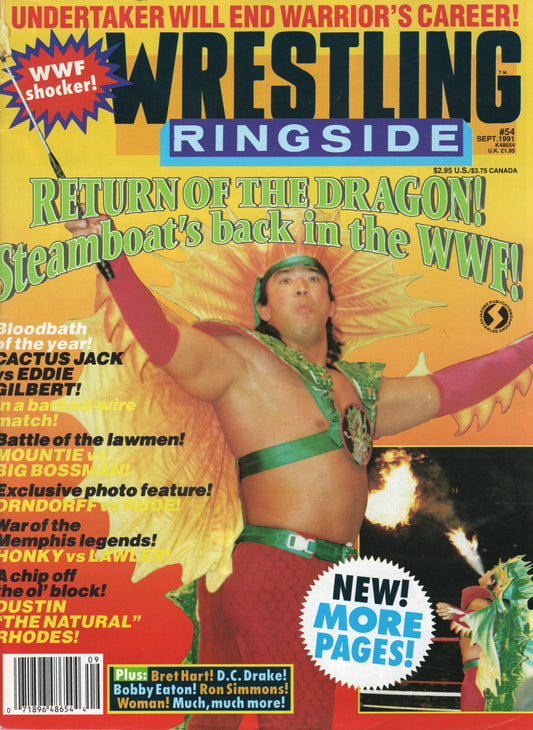 Wrestling Ringside Magazine September 1991