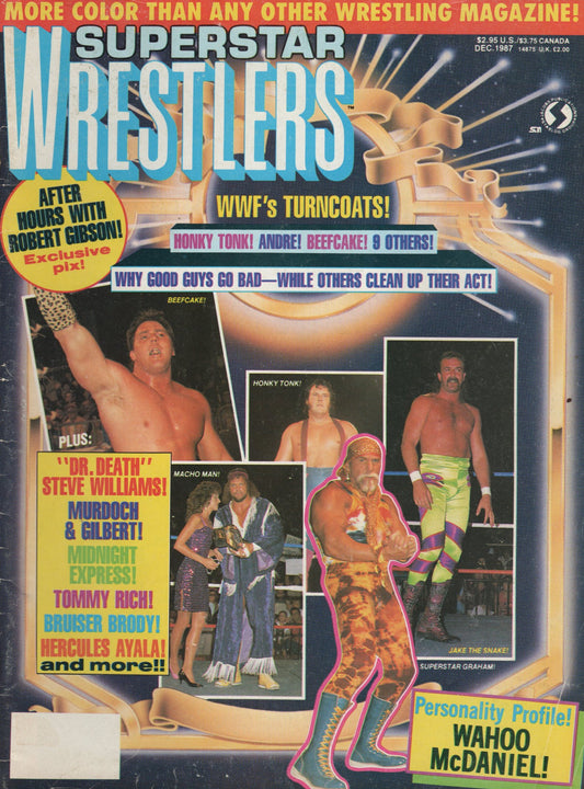 Superstar Wrestlers Magazine December 1987