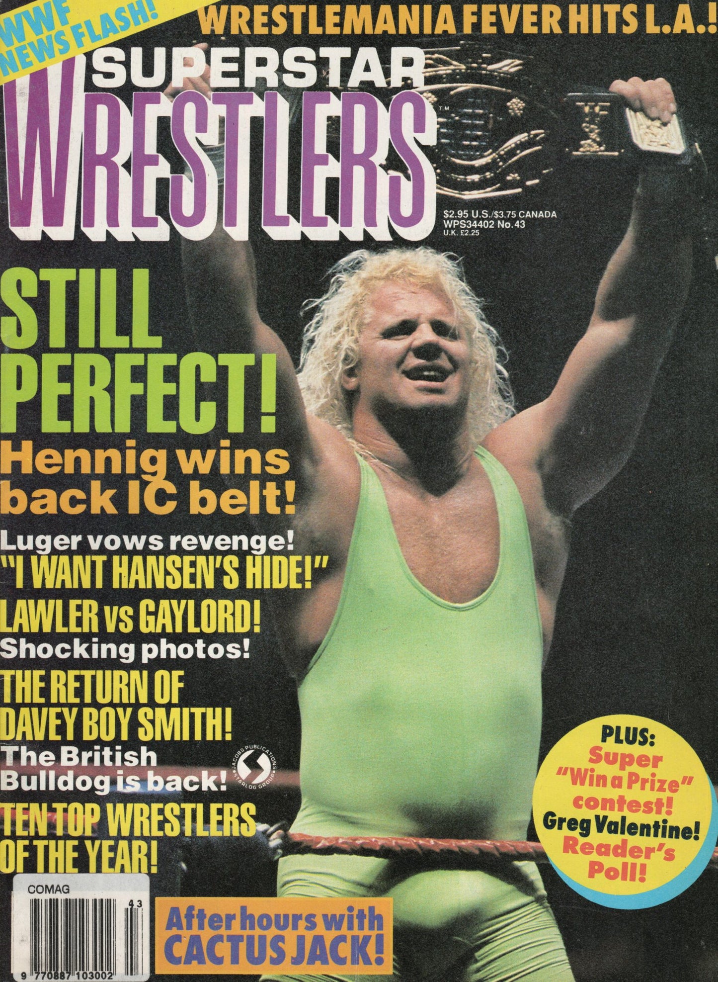 Superstar Wrestlers Magazine April 1991