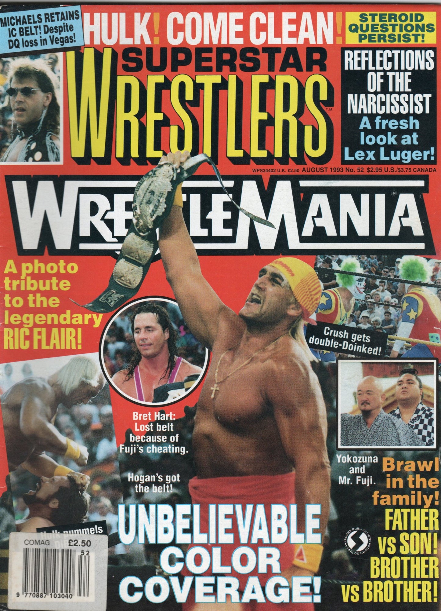 Superstar Wrestlers Magazine August 1993