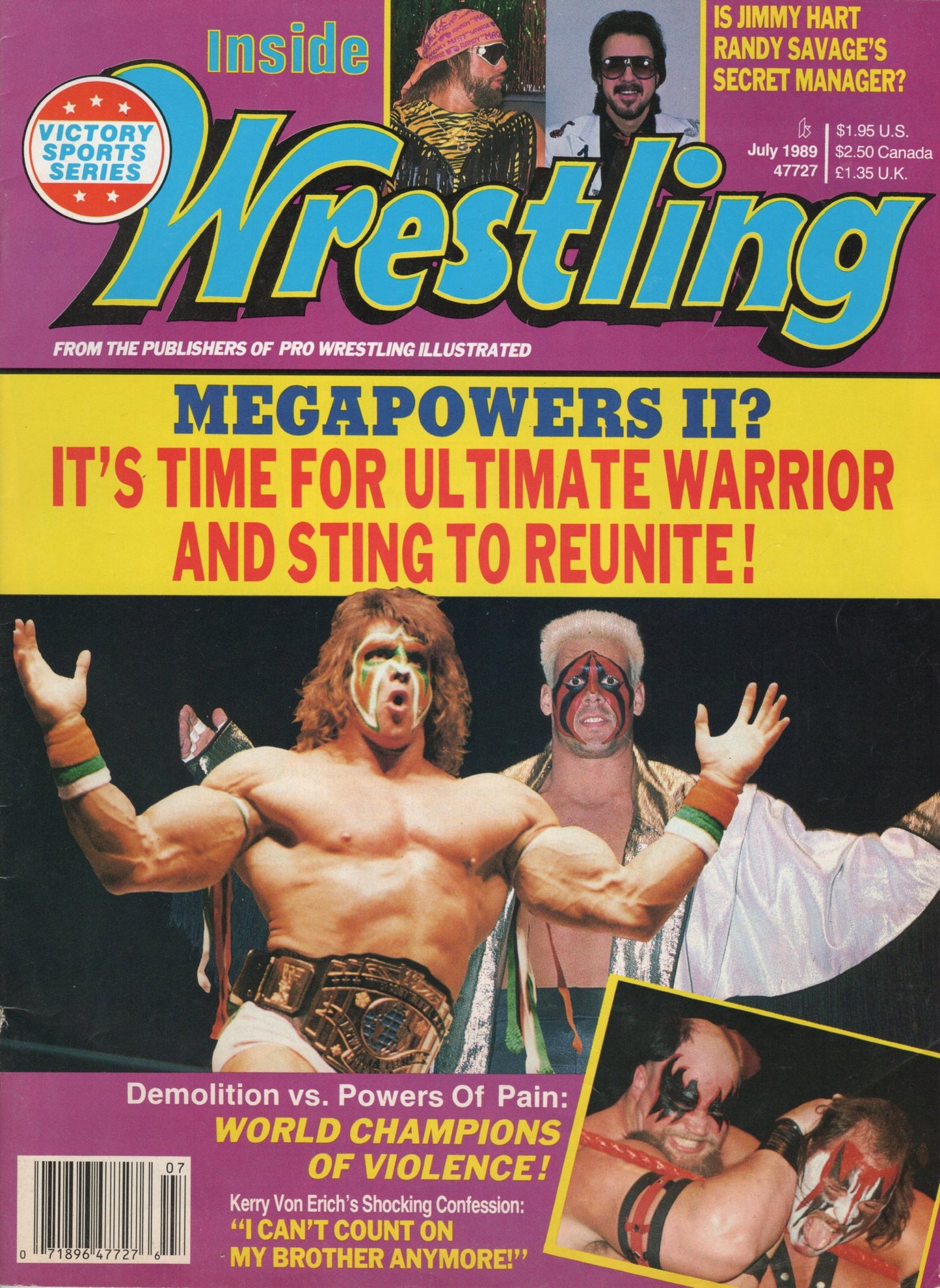 Inside Wrestling Magazine July 1989