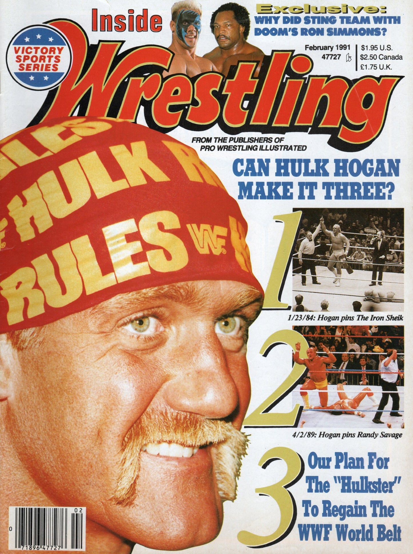 Inside Wrestling Magazine February 1991