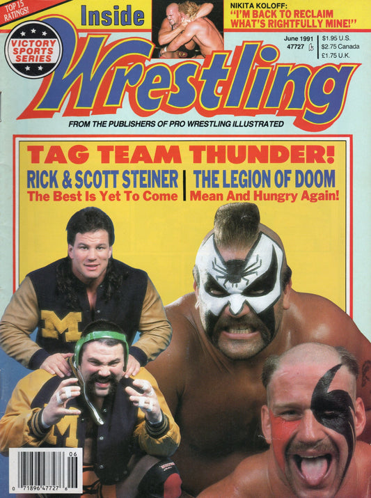 Inside Wrestling Magazine June 1991