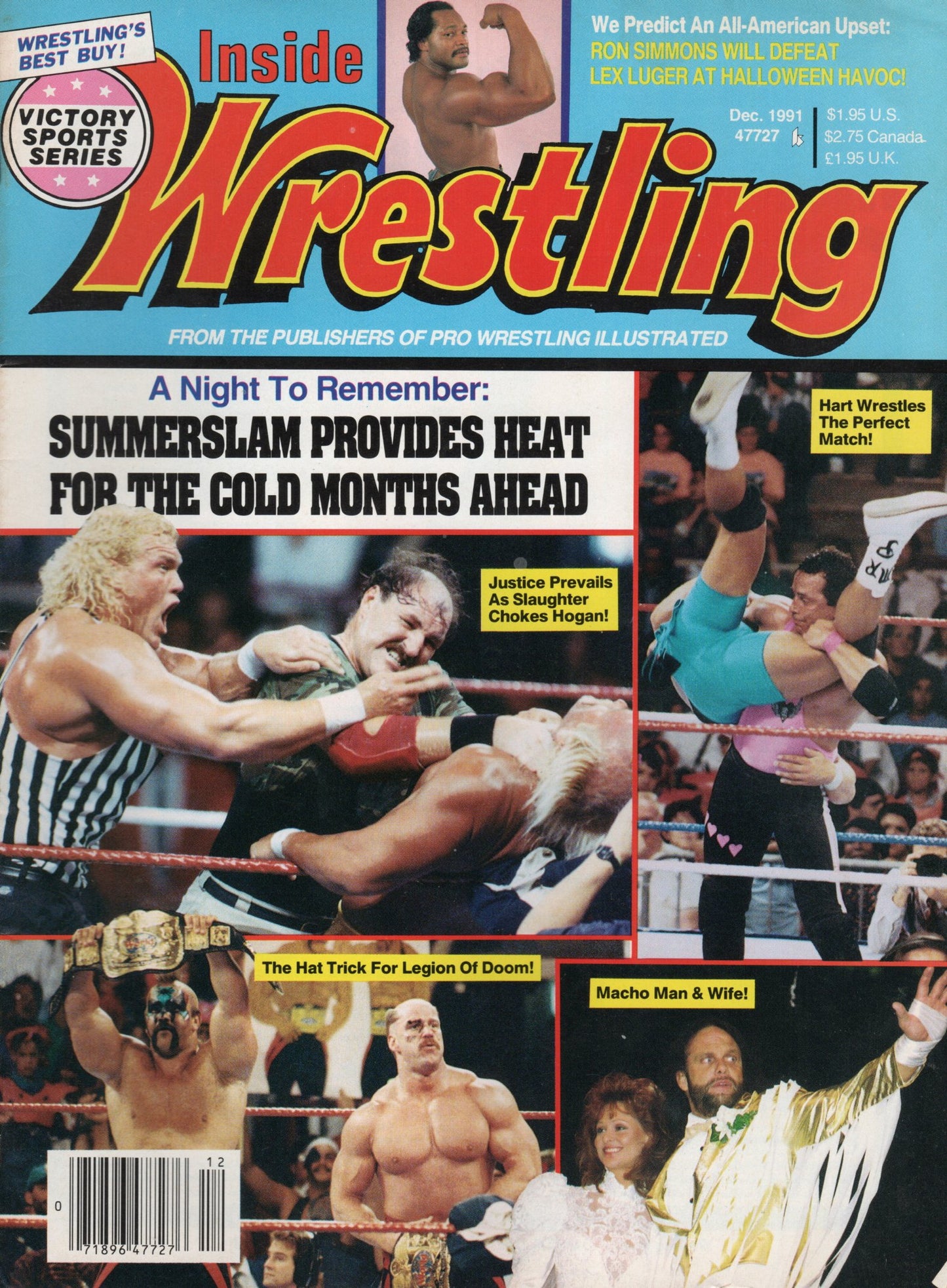 Inside Wrestling Magazine December 1991