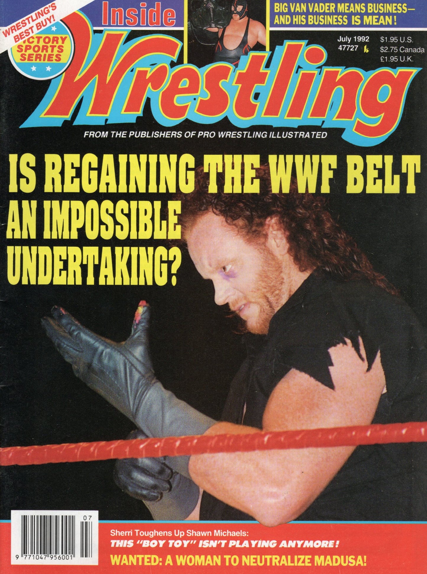 Inside Wrestling Magazine July 1992