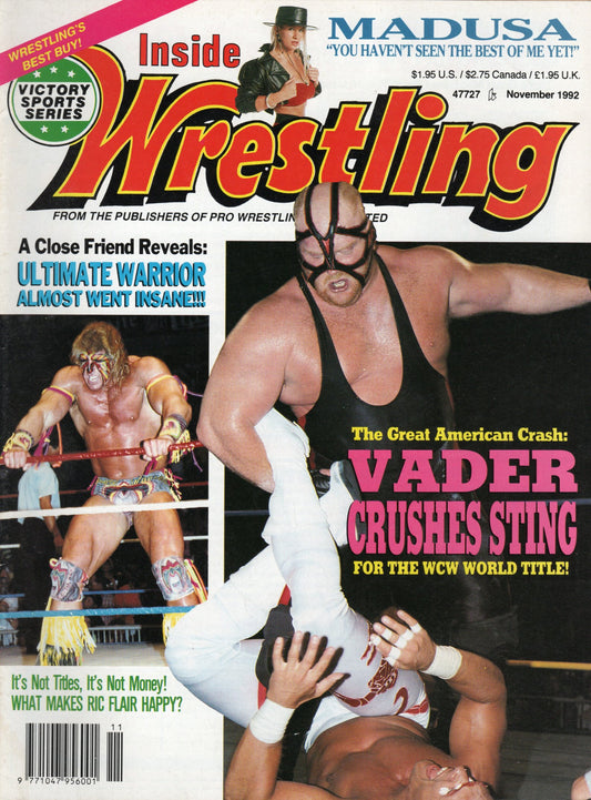 Inside Wrestling Magazine November 1992