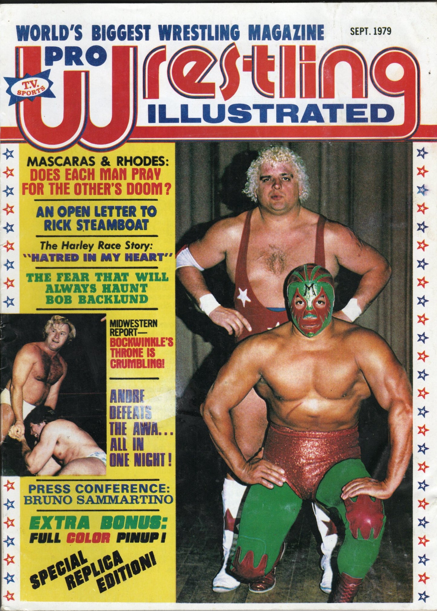 PWI Pro Wrestling Illustrated Magazine September 1979 Special Replica Edition