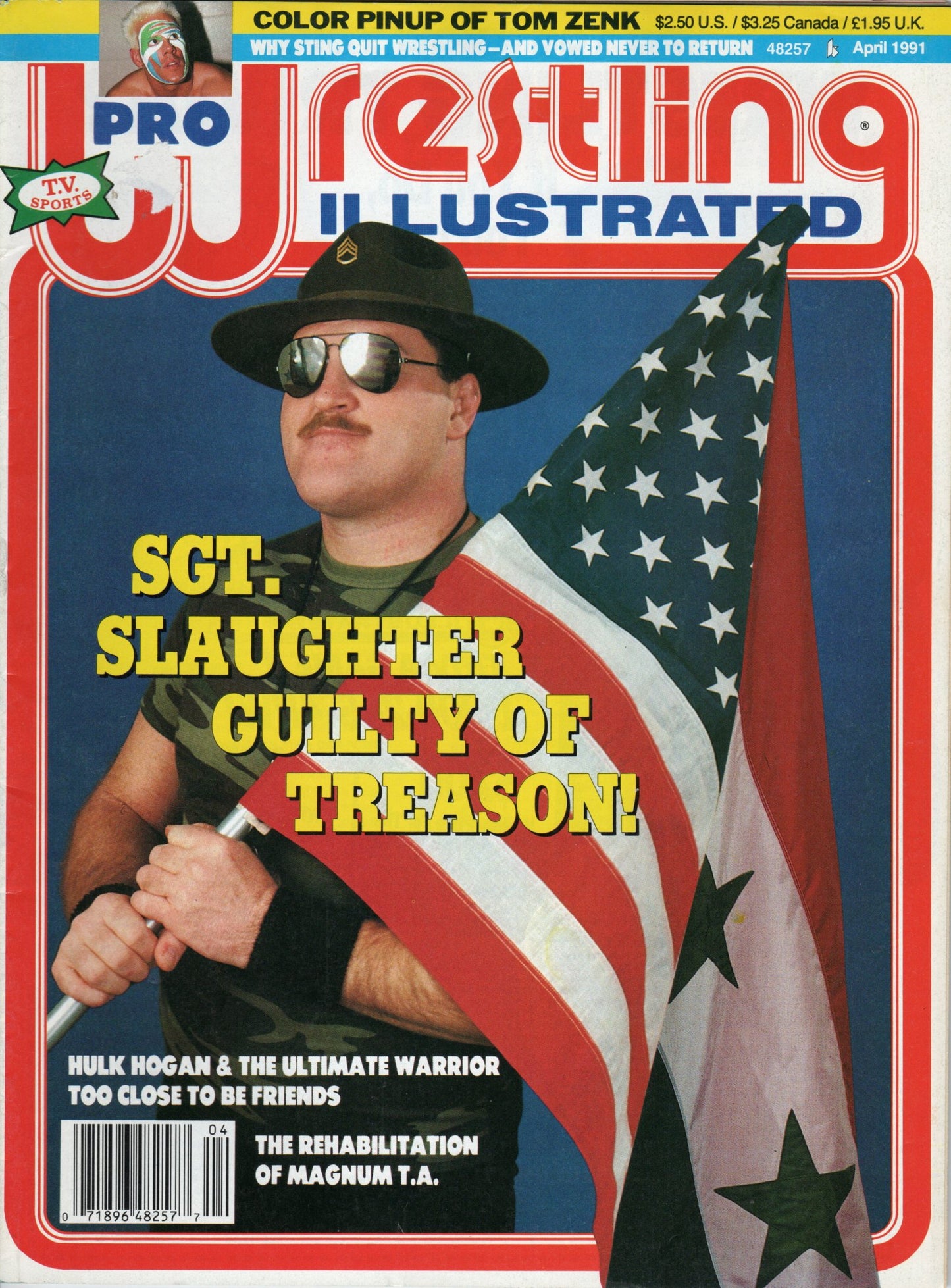 PWI Pro Wrestling Illustrated Magazine April 1991
