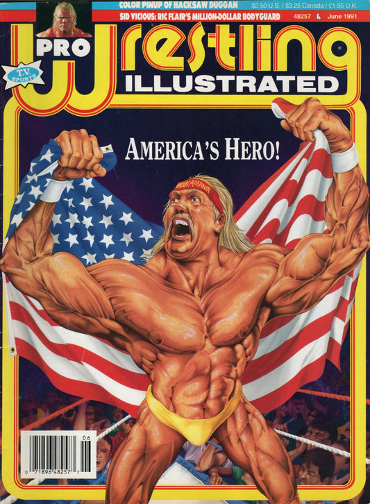 PWI Pro Wrestling Illustrated Magazine June 1991