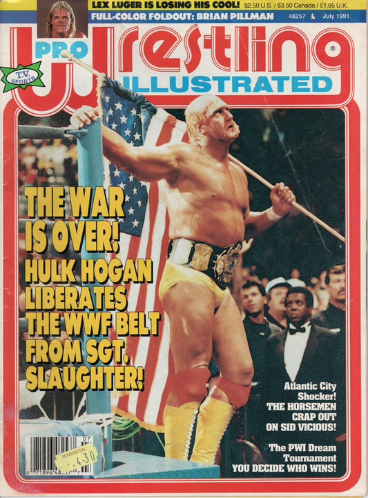 PWI Pro Wrestling Illustrated Magazine July 1991