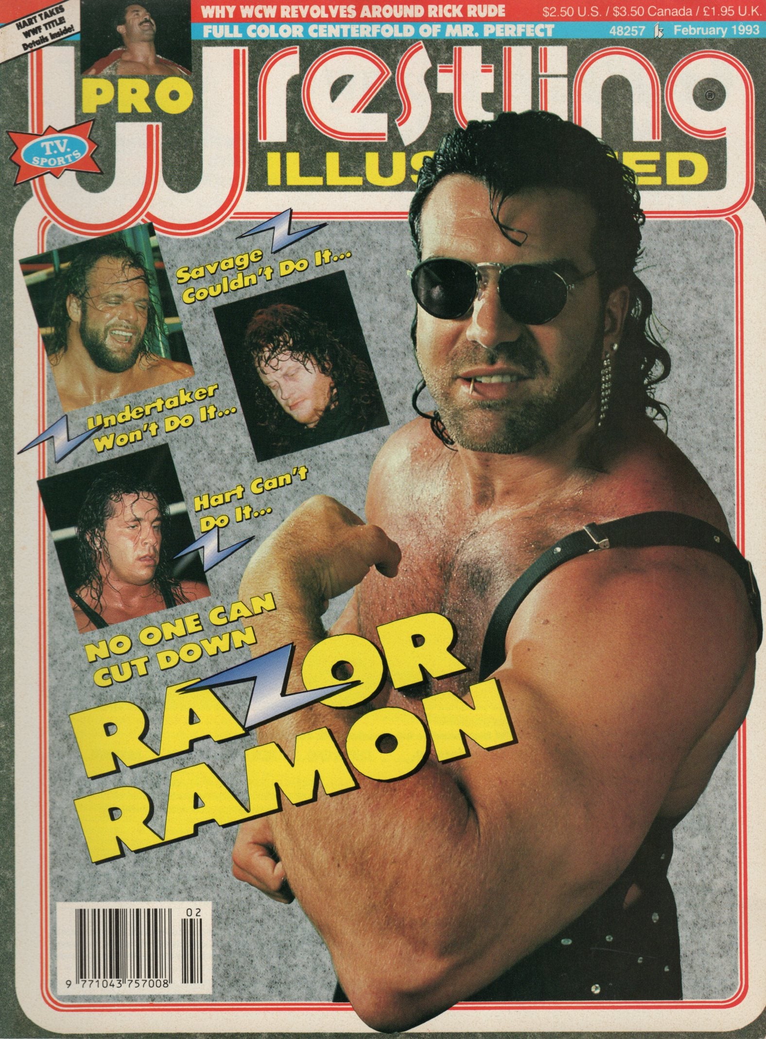 PWI Pro Wrestling Illustrated Magazine February 1993 – RetroWrestling.com