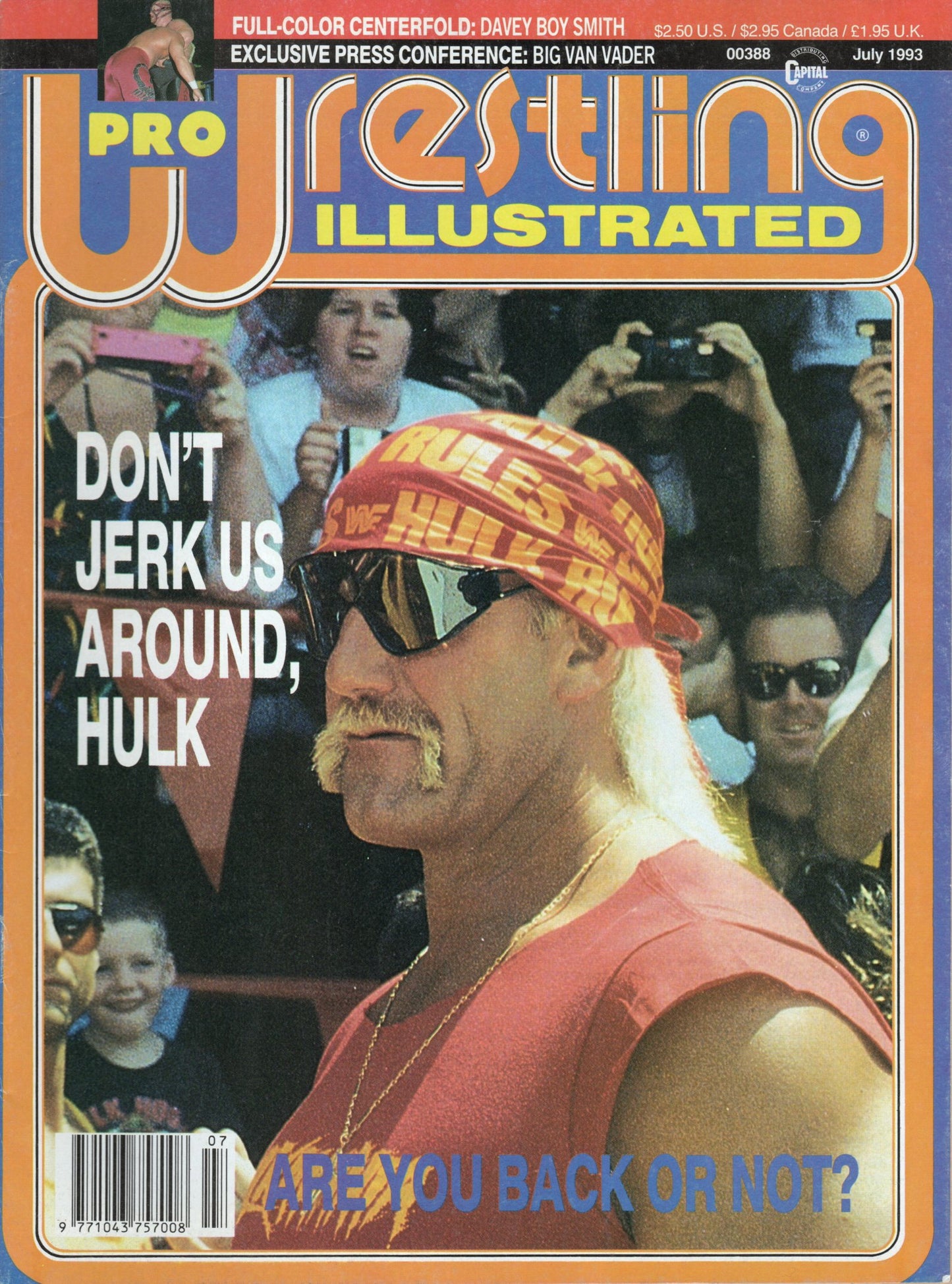 PWI Pro Wrestling Illustrated Magazine July 1993